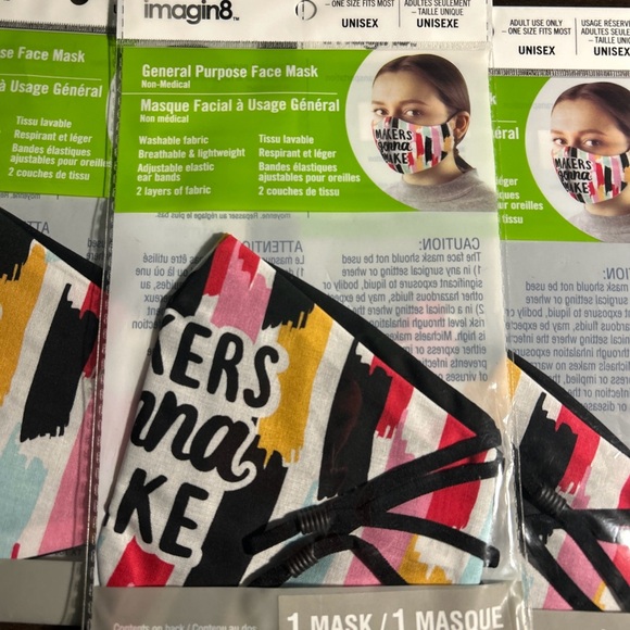 Lot of 3 Adult Use Only Unisex face masks - Picture 1 of 4